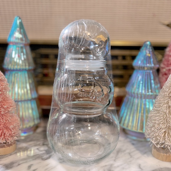 ✨NEW☃️Target Bullseye Playground 2023 Glass Snowman Container Jar❄️ - Picture 5 of 7